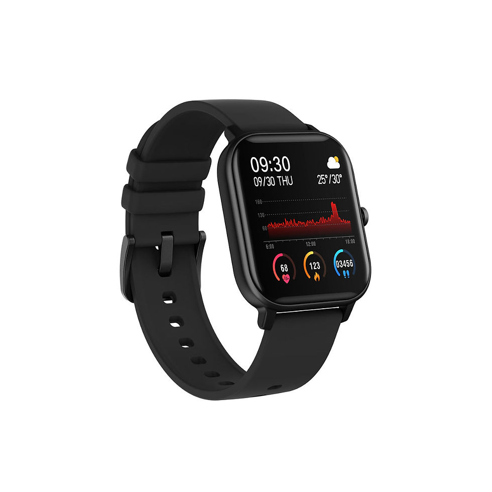 Thumbnail: Metalika Smart Watch With Health and Activity Tracker