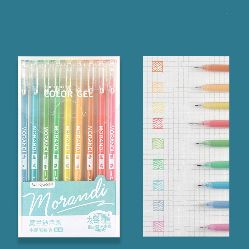 Thumbnail: Morandi Hand Account Pen Retro Cap Color Gel Pen
