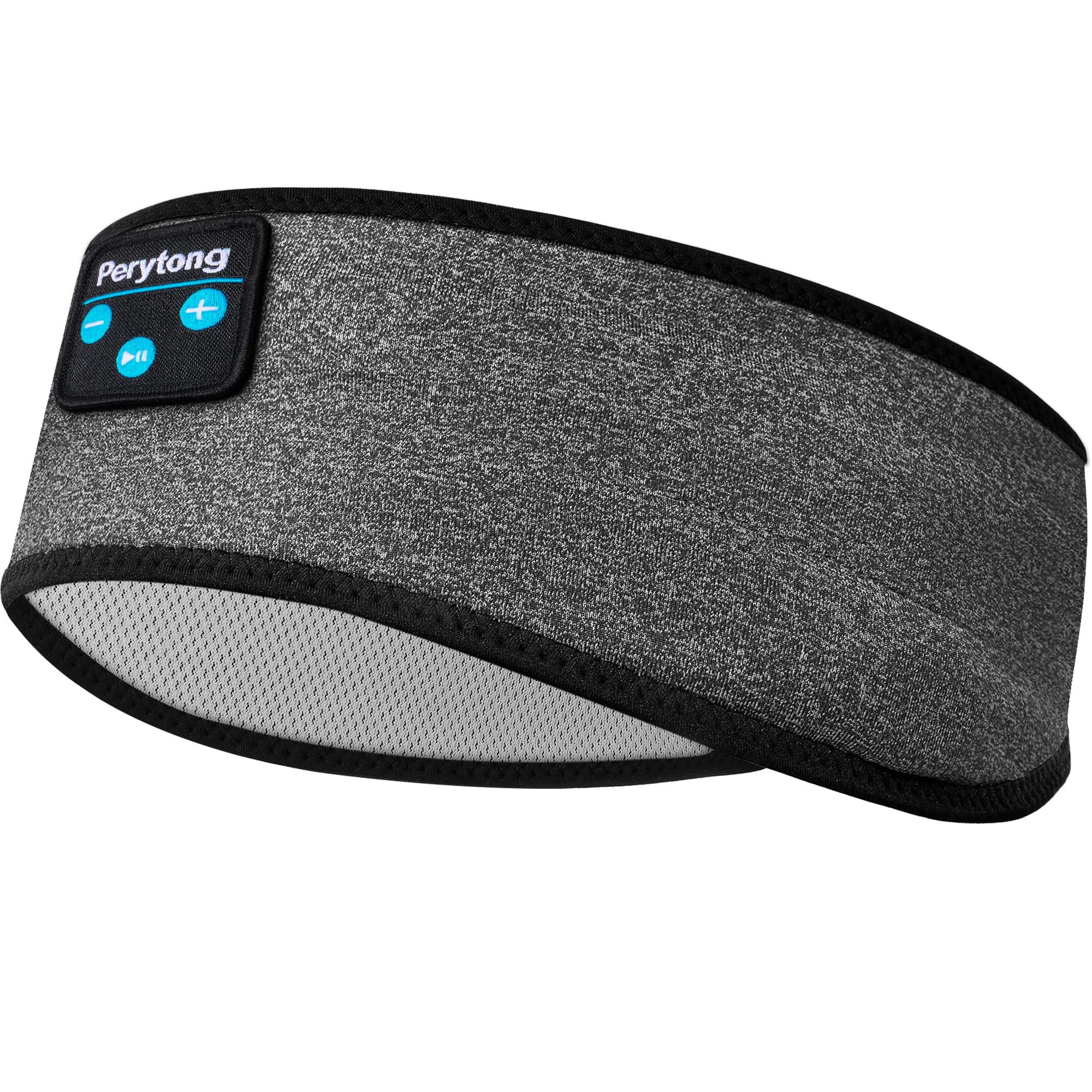 Perytong Sleep Headphones Bluetooth Sleeping Headphones Headband - Soft Elastic