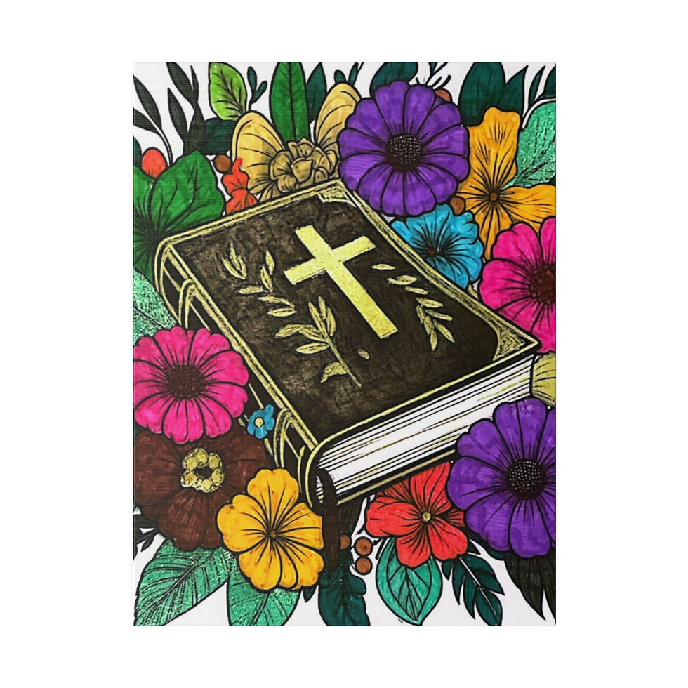 Thumbnail: The Living Word - Matte Canvas, Stretched, 0.75"