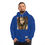 Thumbnail: Woman of Strength - Dark Blue Fashion Hoodie (AOP)
