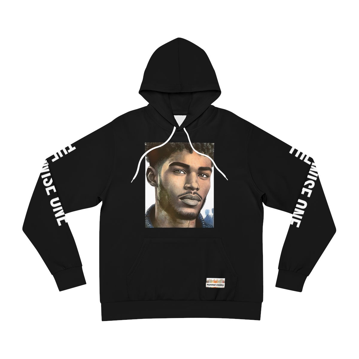 The Wise One - Black Fashion Hoodie (AOP)