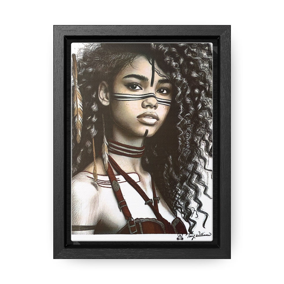 Thumbnail: Female Warrior - Vertical Frame