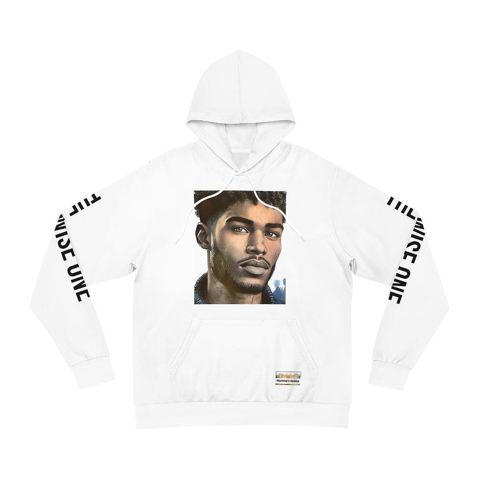 The Wise One - White Fashion Hoodie (AOP)