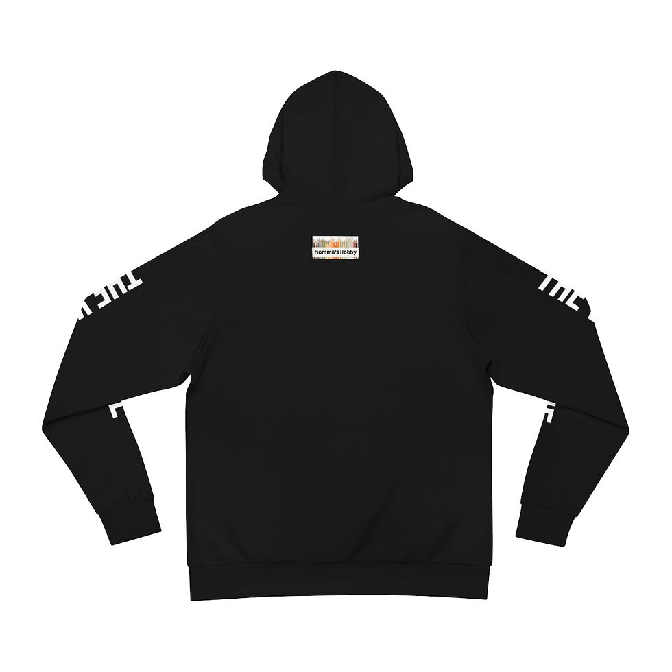 Thumbnail: The Wise One - Black Fashion Hoodie (AOP)