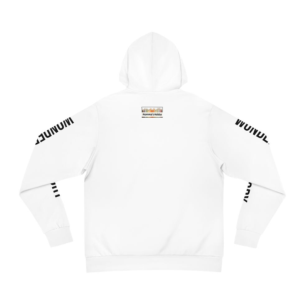 Thumbnail: Wonderous Glory - White Fashion Hoodie (AOP)