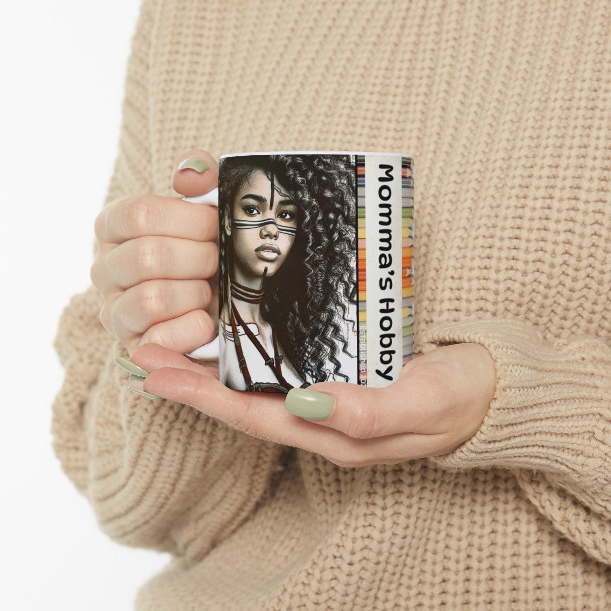 Female Warrior - Ceramic Mug 11oz