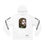 Thumbnail: Wise Protector - White Fashion Hoodie (AOP)