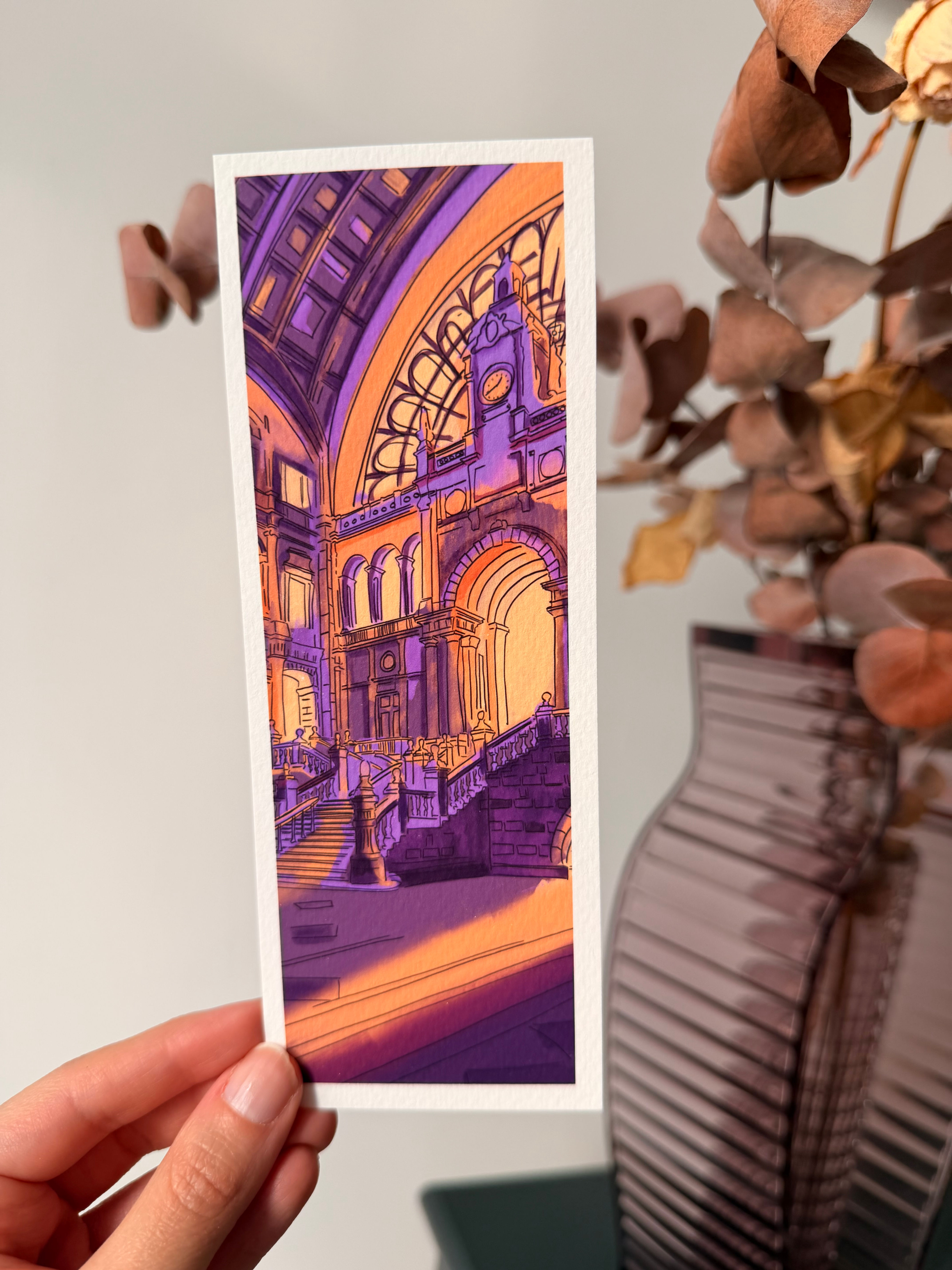 Antwerp Station Bookmark