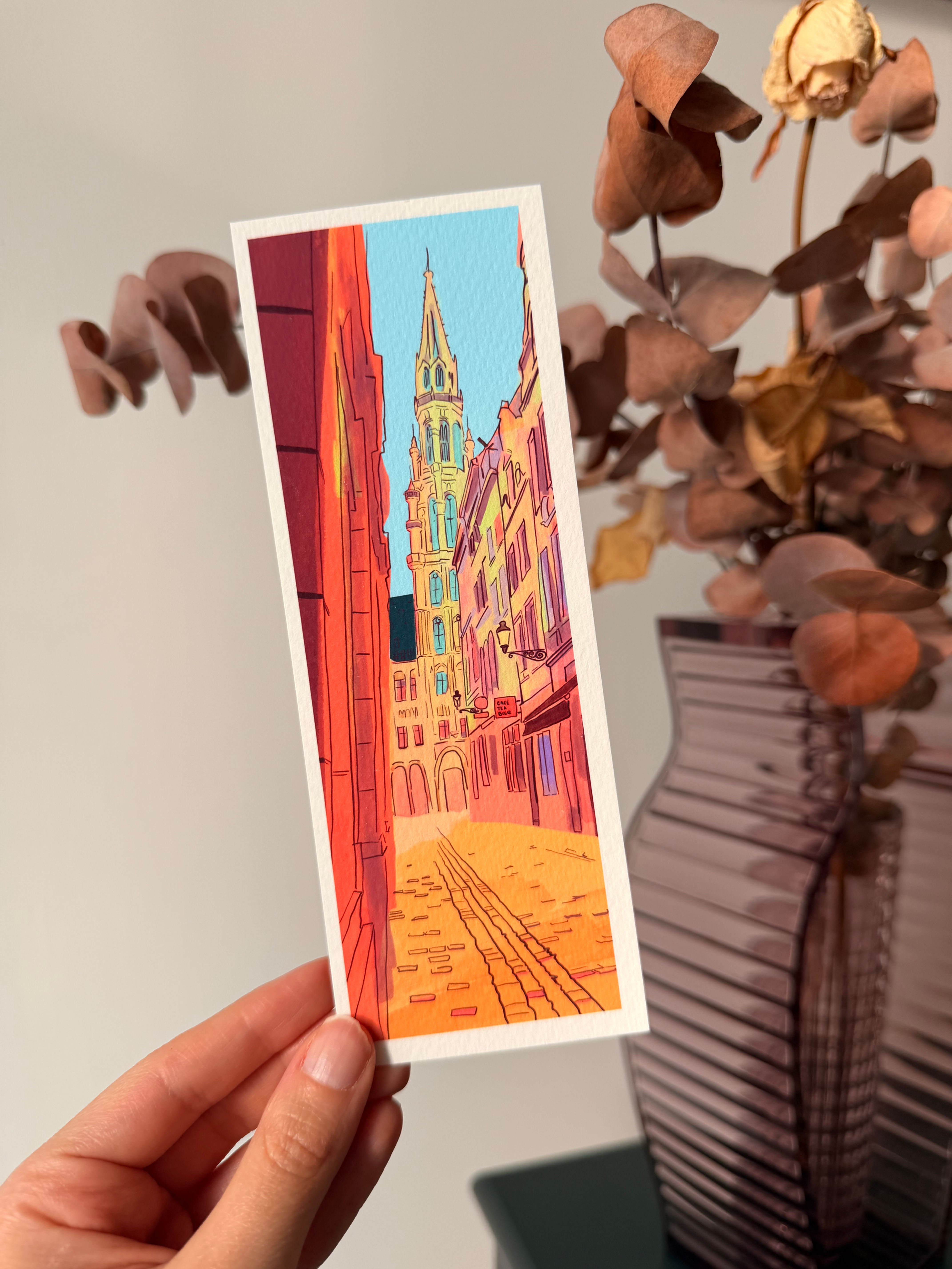 Sunny days in Brussels Bookmark