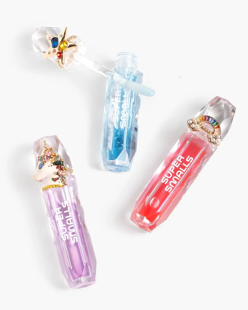 Thumbnail: Gloss It Rainbow Lip Gloss Ring Set