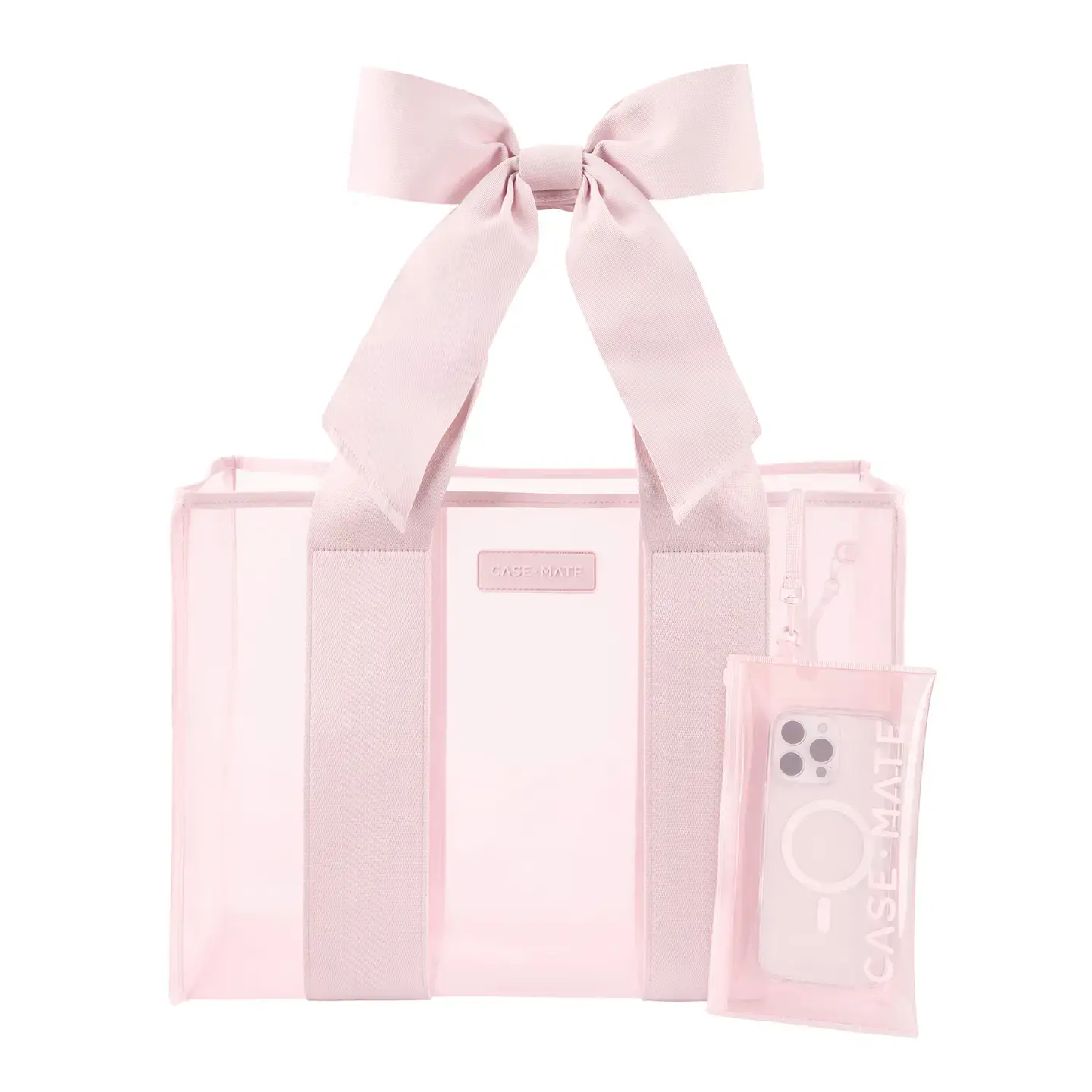 Ballet Pink Bow Jelly Tote Bag