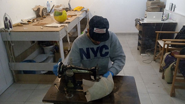 Alte Ledermanufaktur mit Sattler