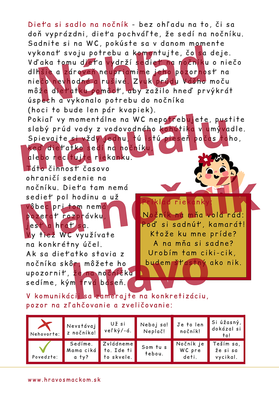 Miniatúra: Na nočník hravo - knižná verzia