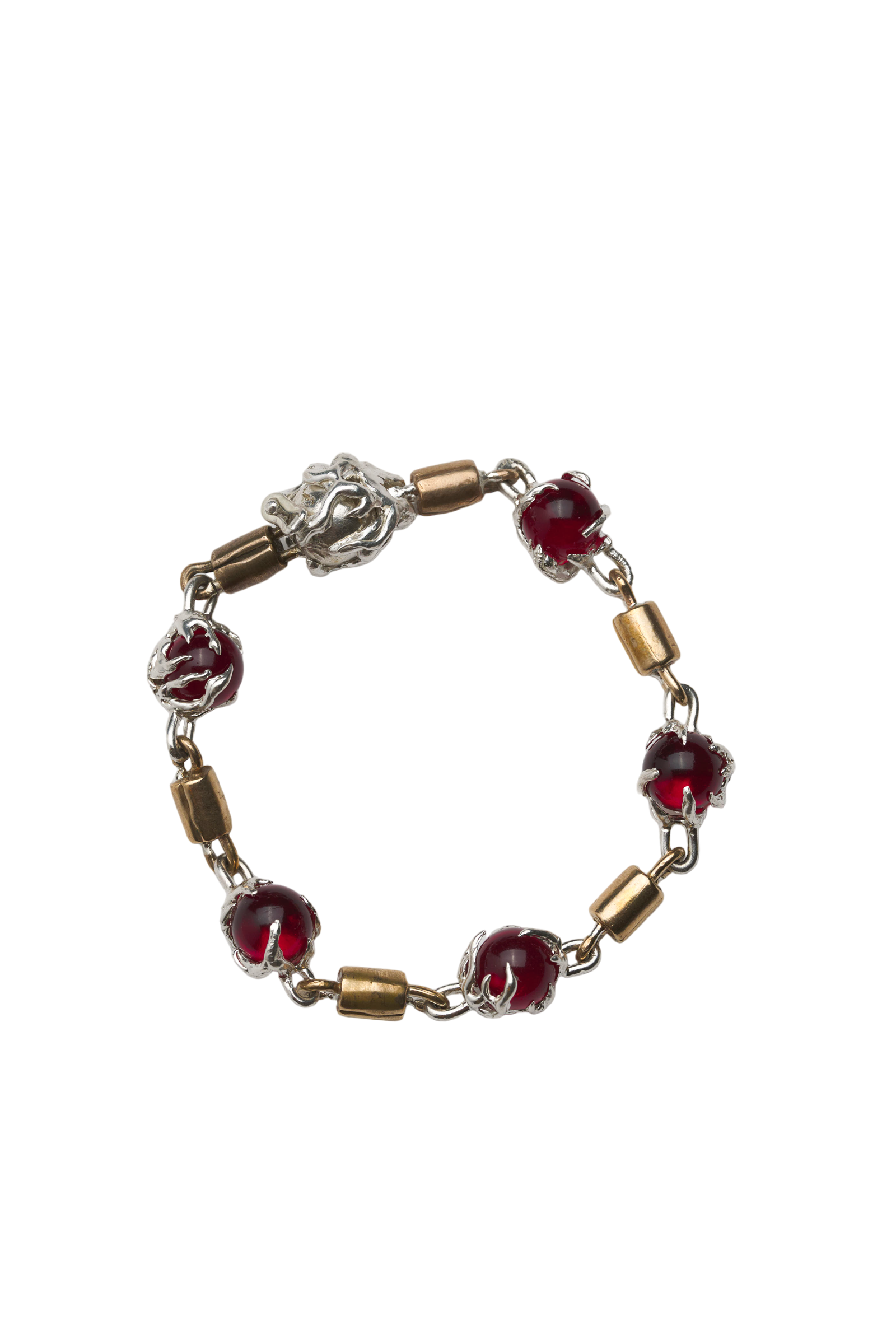 RED BALL SPHERE BRACELET