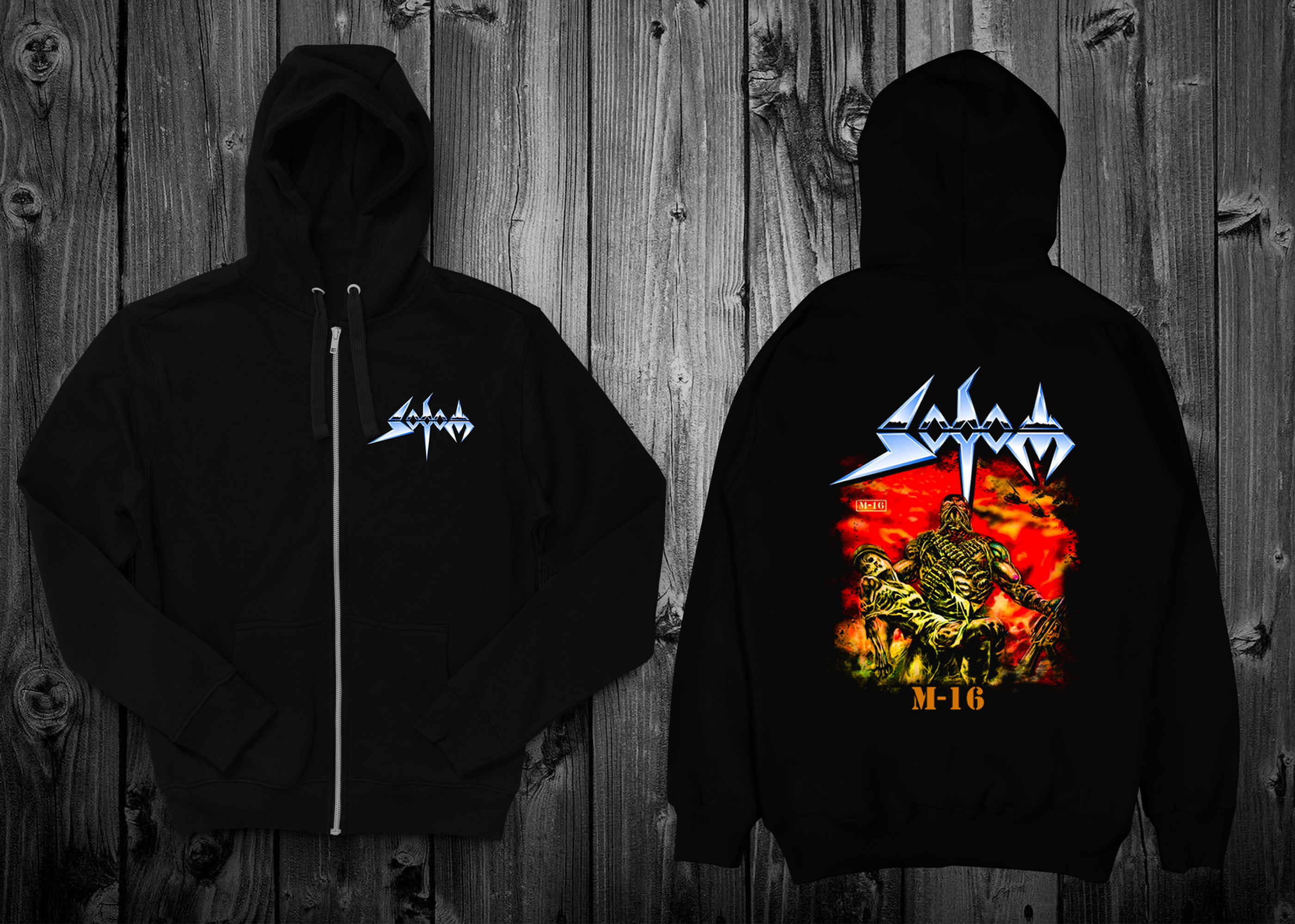 HOODIE ZIPPER SODOM M16