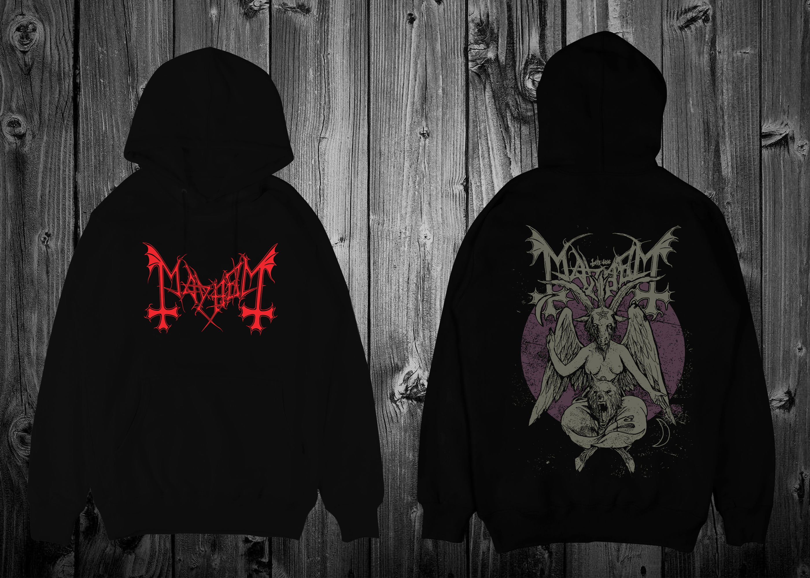 HOODIE MAYHEM BAPHOMET