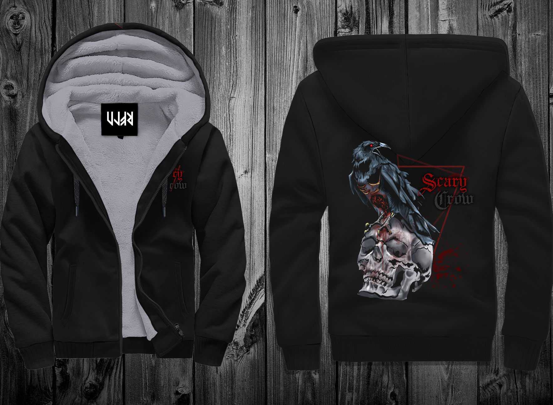 JACKET WINTER SCARY CROW