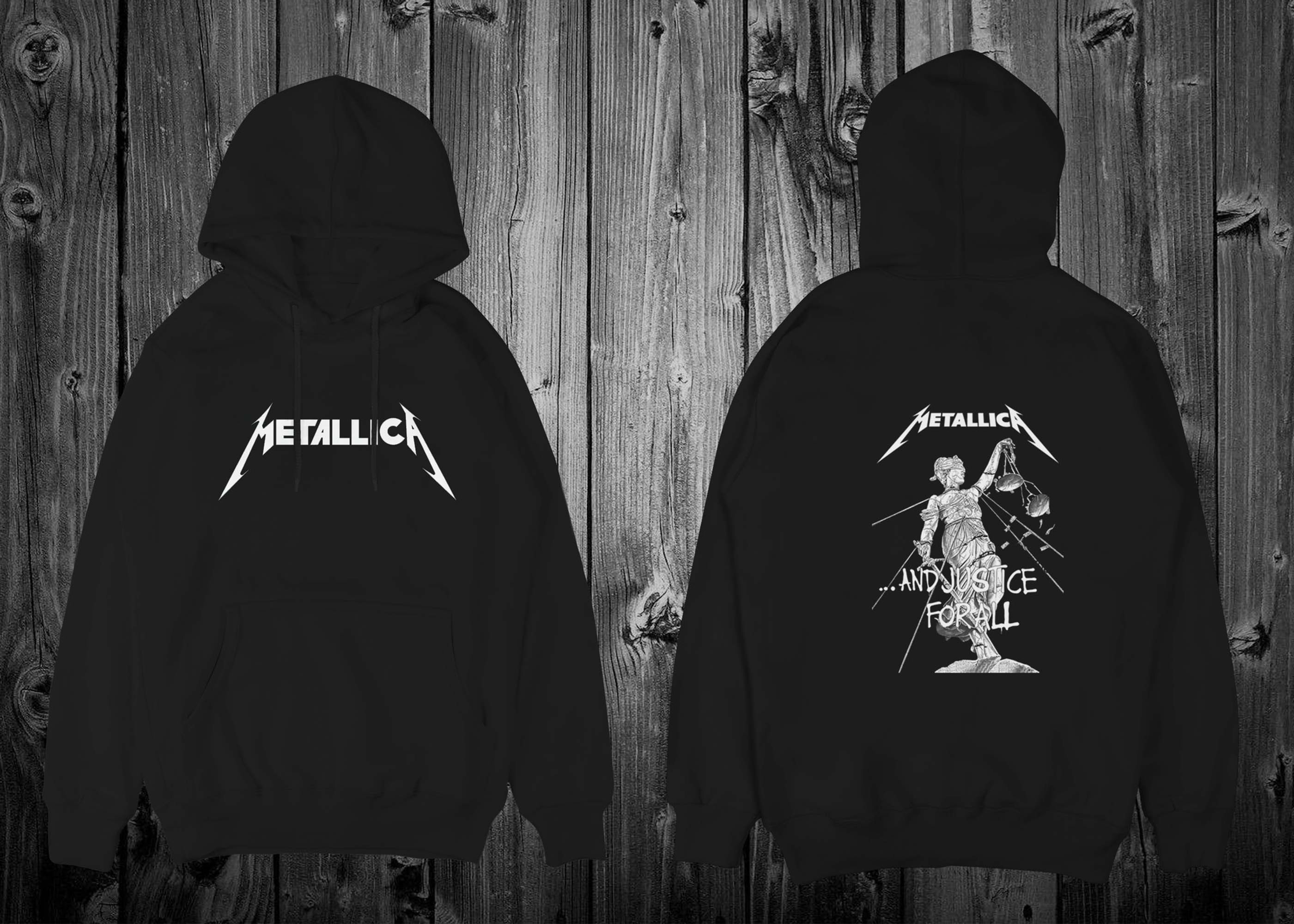 HOODIE METALLICA AND JUSTICE FOR ALL
