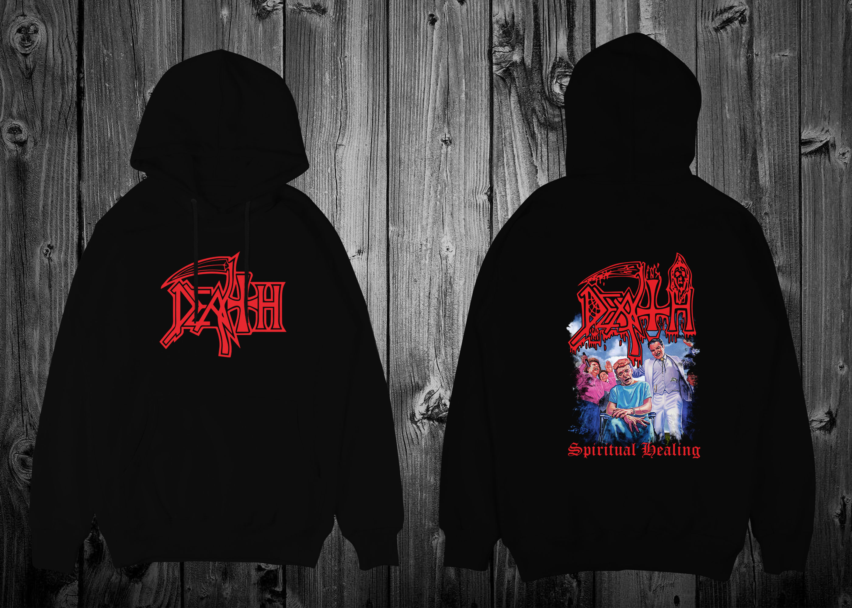 HOODIE DEATH SPIRITUAL HEALING