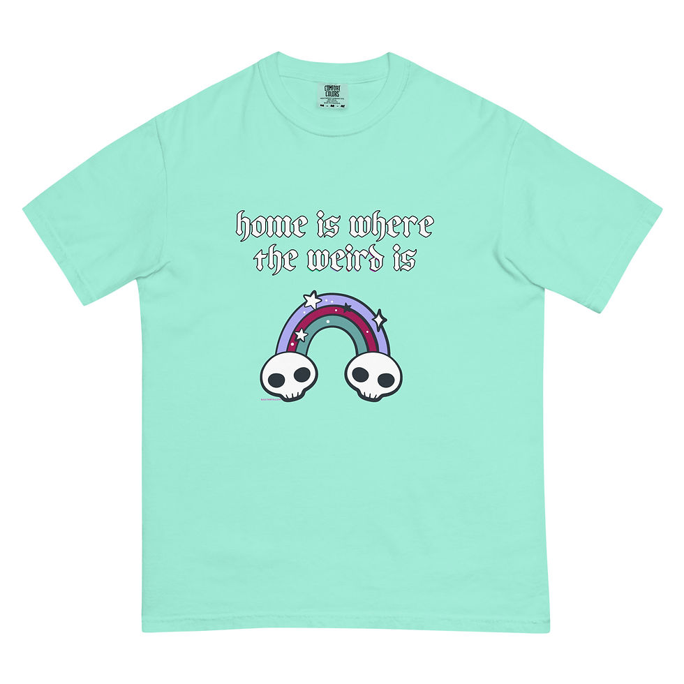 Thumbnail: Home Is Where The Weird Is Hail The Villains Tee