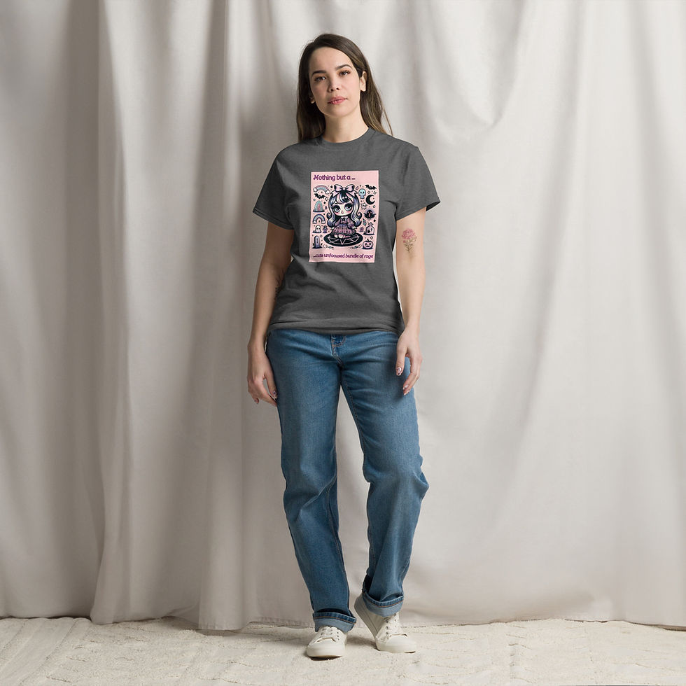 Thumbnail: 'Cute Unfocused Bundle of Rage' Haus of Belladonna T-Shirt
