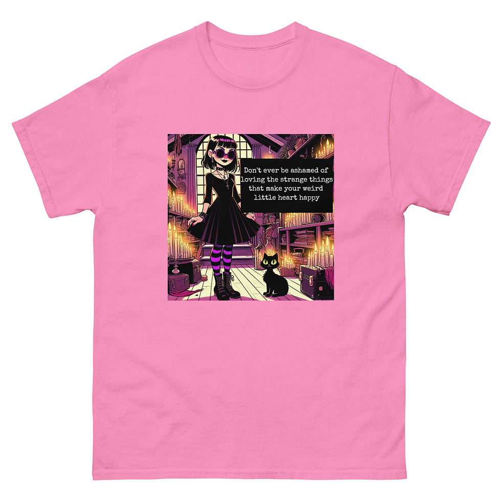 Thumbnail: Goth Bella 'Don't ever be ashamed ' Haus of Belladonna T-Shirt