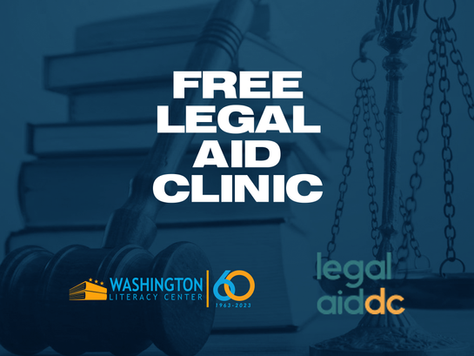 WLC and Legal Aid DC Free Clinic on Jan. 30