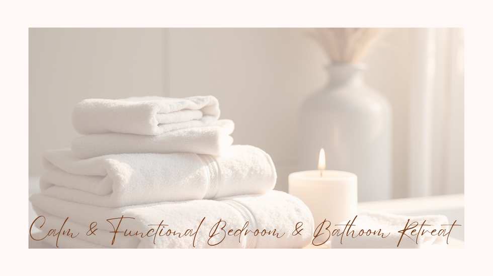 Cover image for calm and functional bedroom design project