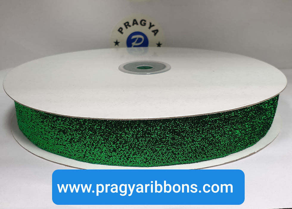 縮圖：25mm Velvet Glitter Ribbon