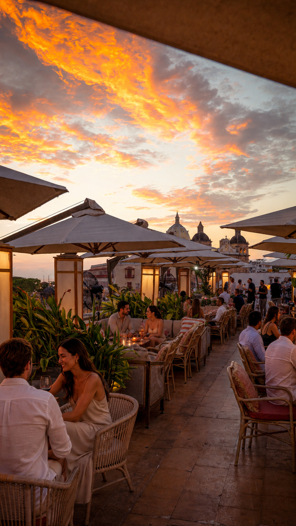 Girl night en Cartagena: amigas, cócteles y rooftop en Viva La Vida