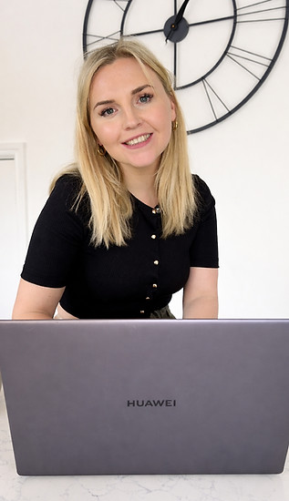 CHELSEA SAT AT DESK