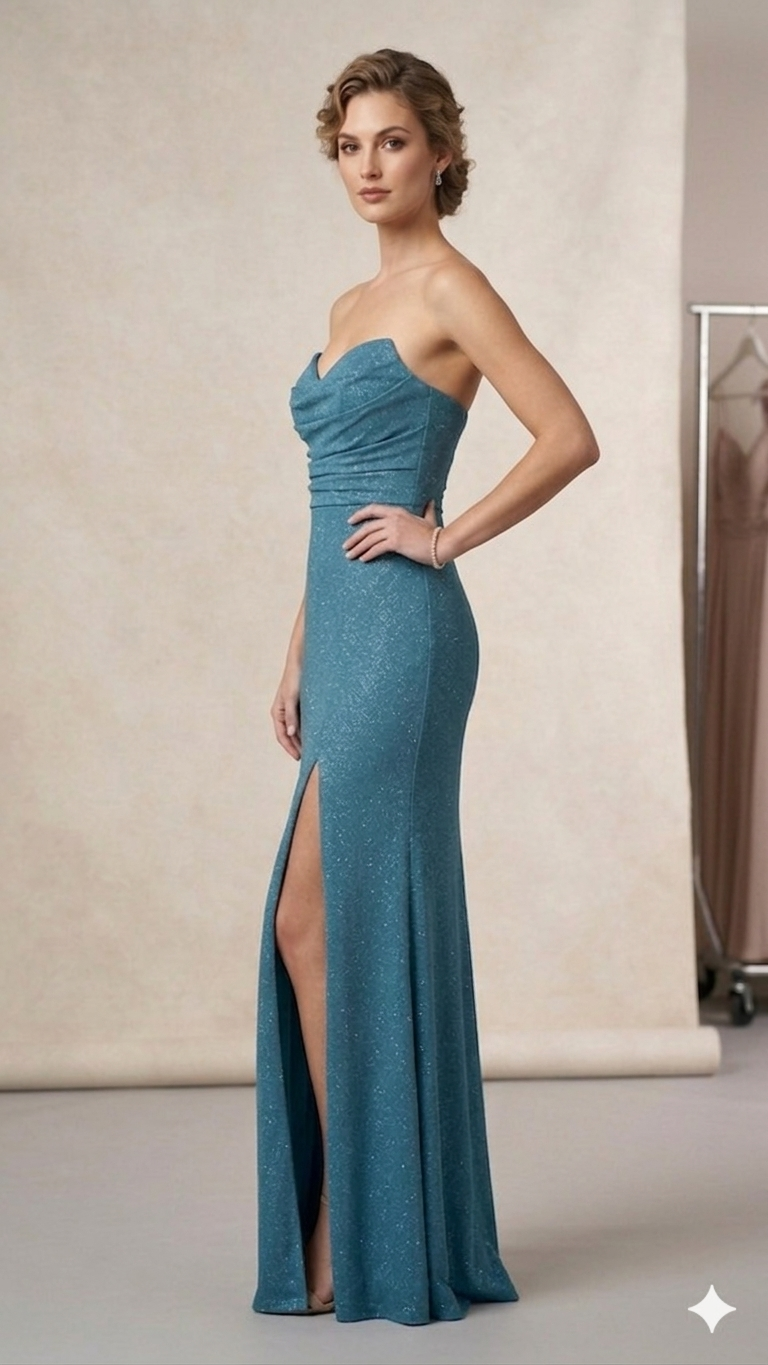 Miniatura: Vestido de Gala tomara que caia