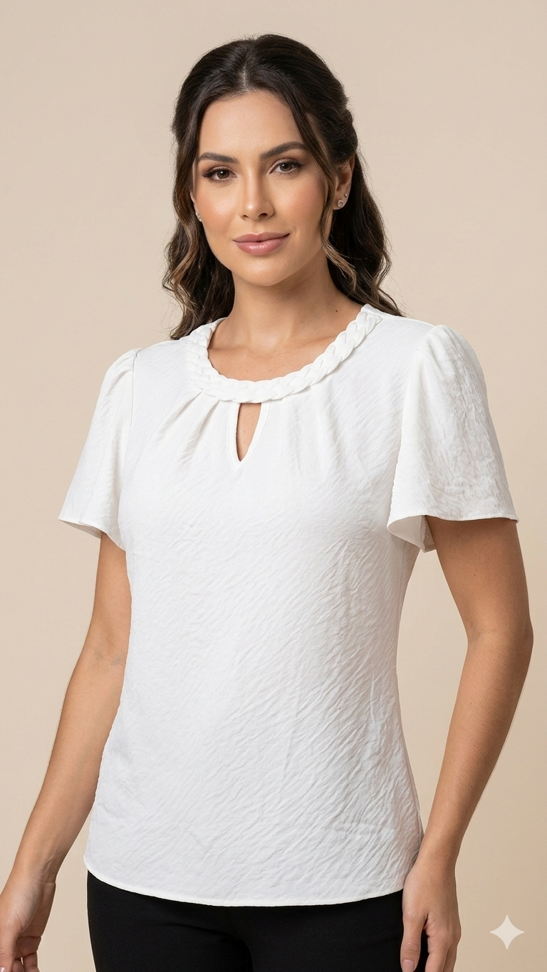 Miniatura: Blusa Elegance Detalhe Trançado