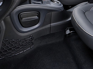 Interior del coche de deportes