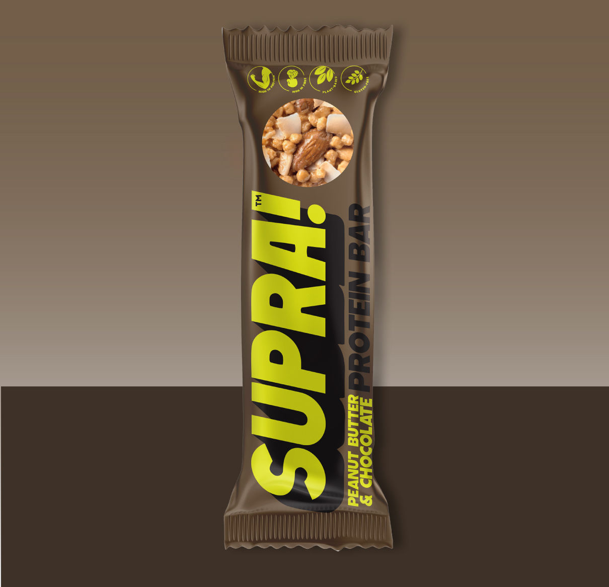 Supra Peanut & Cacao Protein Bar 12 x 30 gr