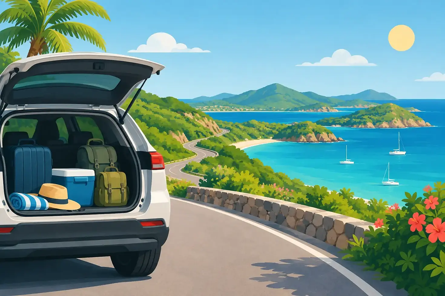 Rental Road Trip Essentials for Antigua Drives