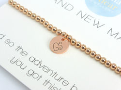 Rose Gold "Brand New Mama"