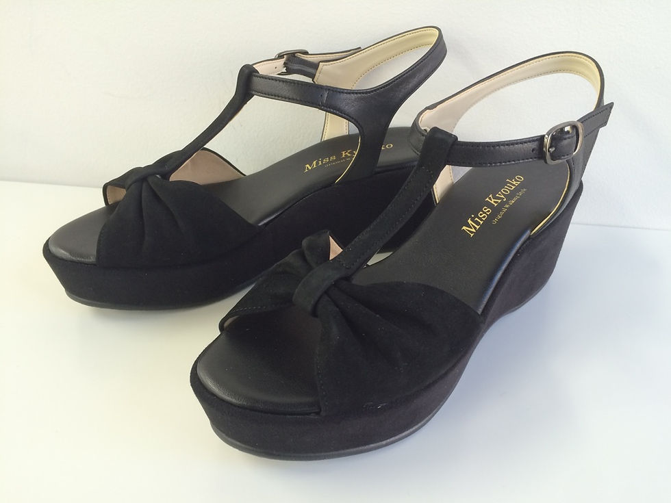 ภาพขนาดย่อ: Ribbon Platform Sandals