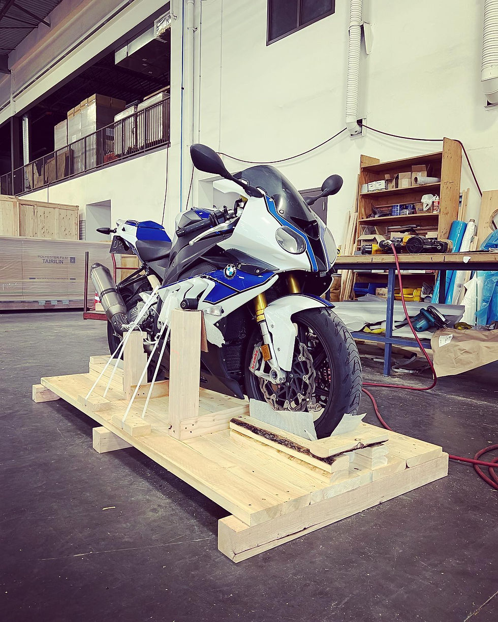 crating a motorcycle