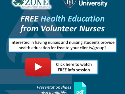 Volunteer Nurses Increase Access to Health Education and Services