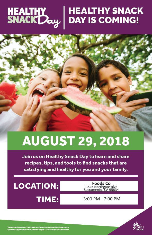 Healthy Snack Day is August 29!