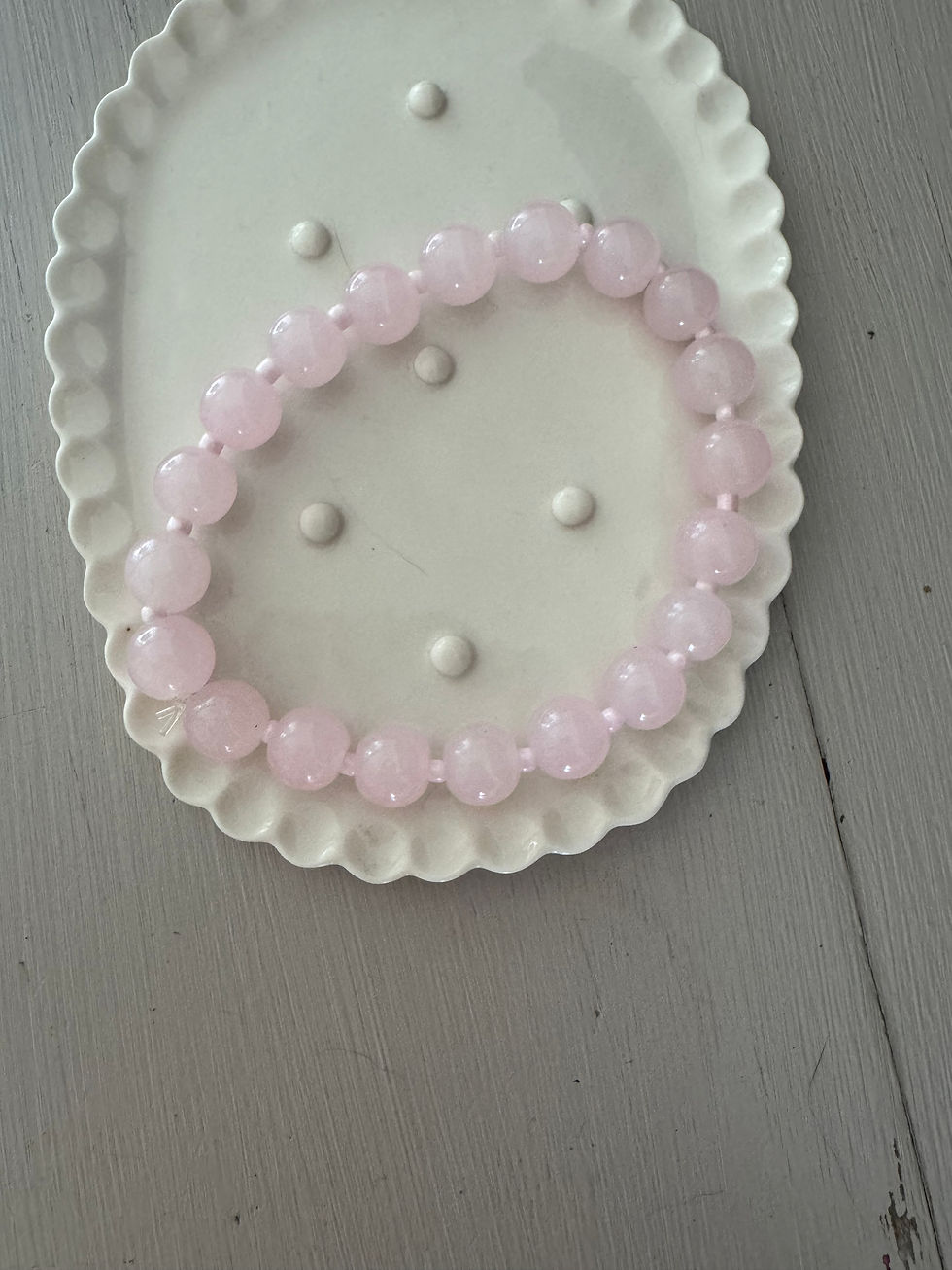 Thumbnail: Rosy pink anklet 