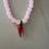 Thumbnail: pink glass chilli necklace
