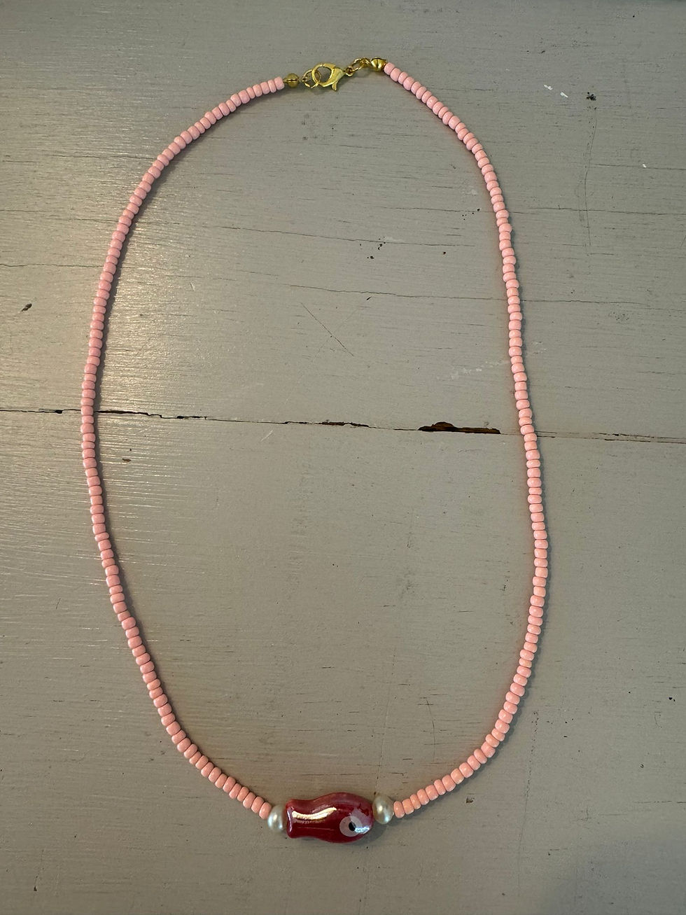 Thumbnail: customisable fish necklace