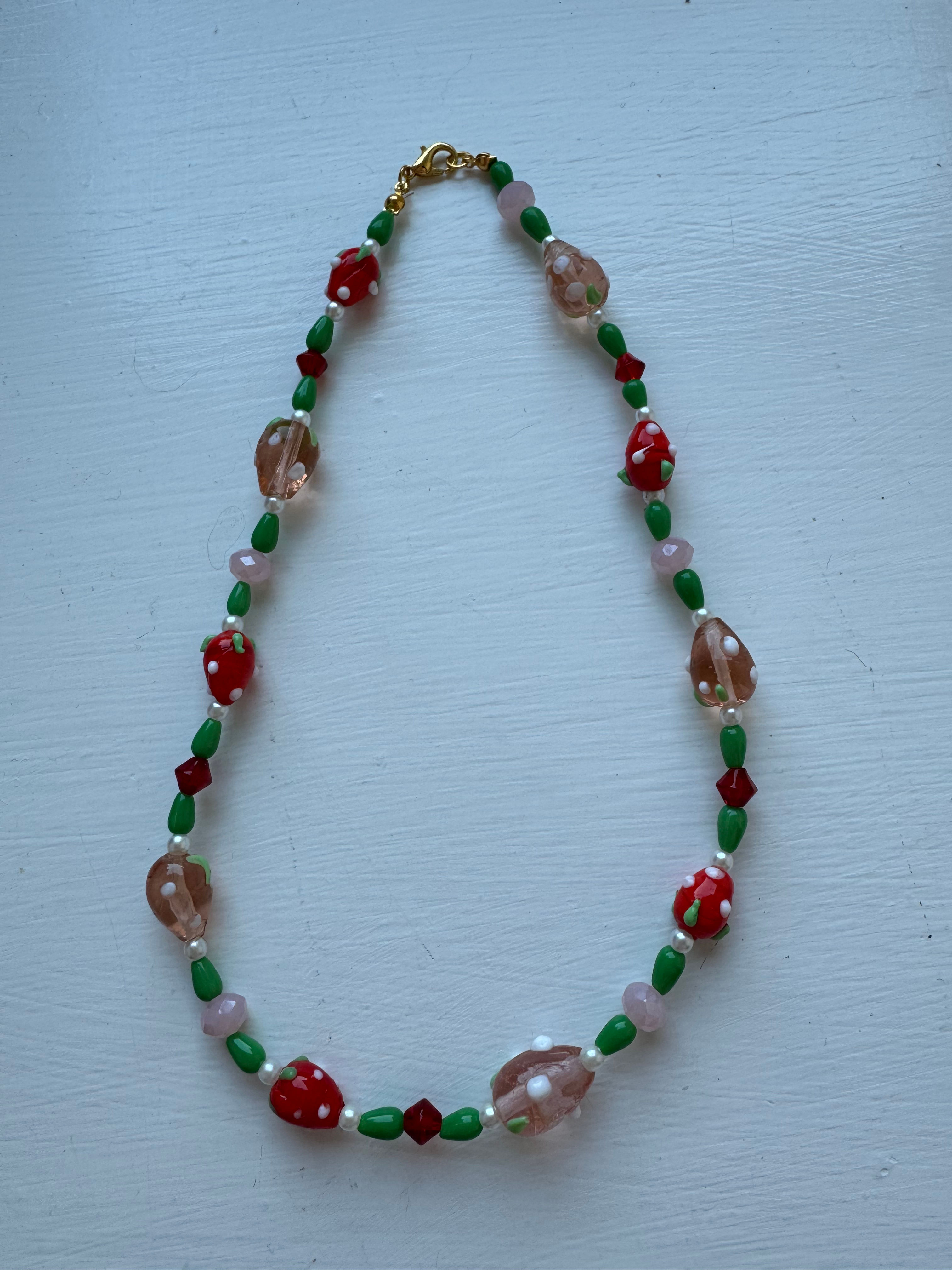 Strawberry fields necklace 