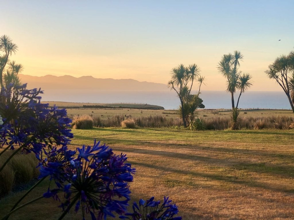 What a way to wake up - Sunrise view outside our cottage.
