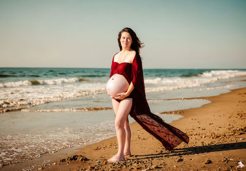Séance grossesse à Vieux-Boucau Landes et Pays-Basque
