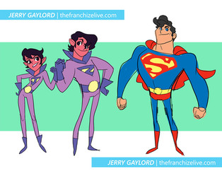 Superman and Wonder Twins