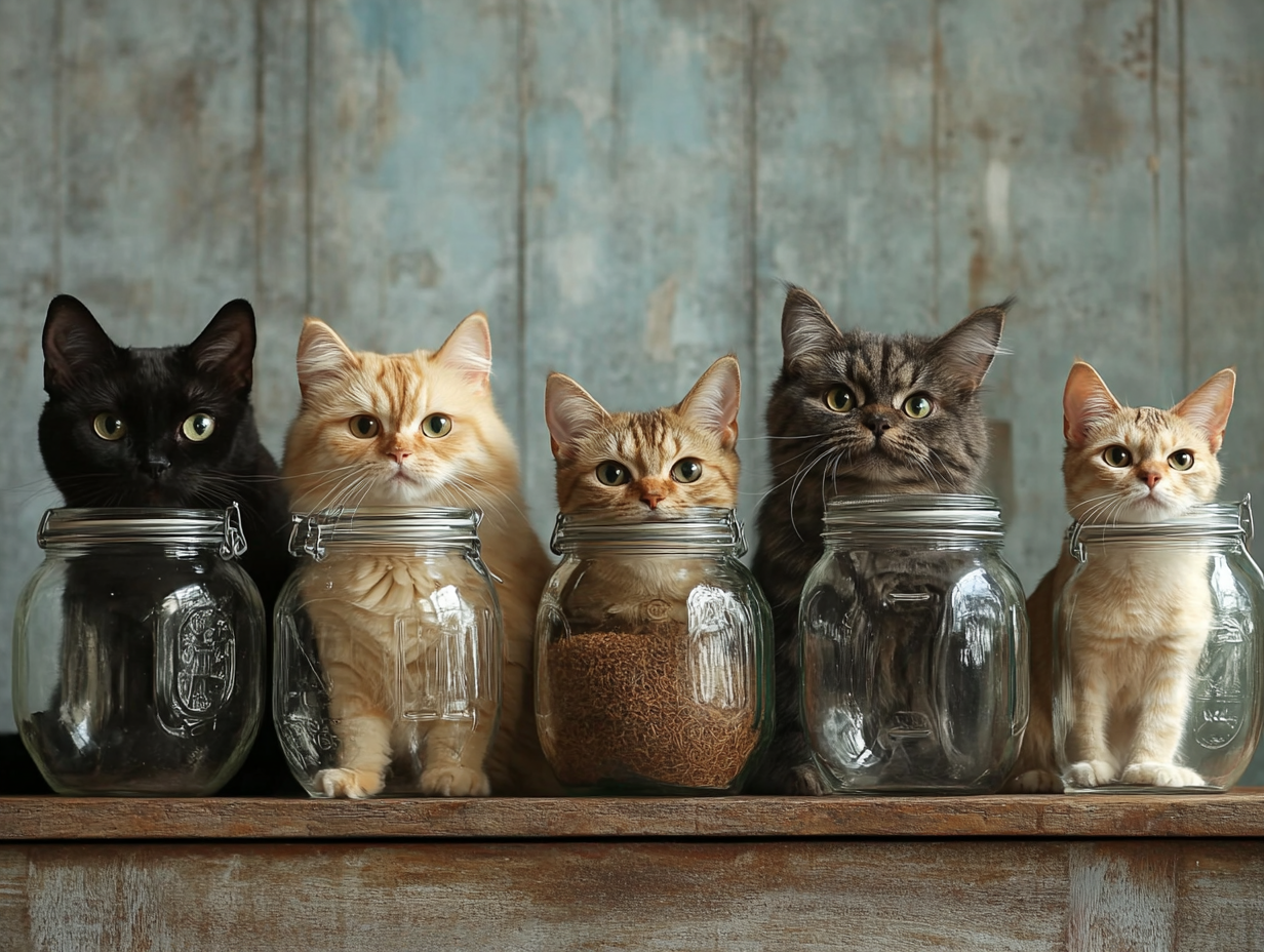 Custom Pet Whisker Jars